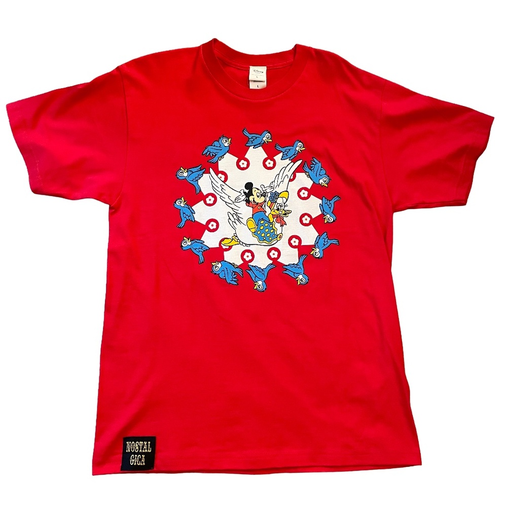 Rare Vintage style Mickey Mouse Mother Goose  t-shit from Japan NWT size L